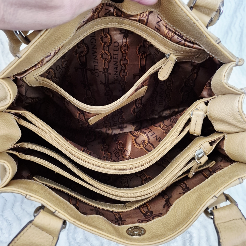 Tignanello Tan Shoulder Bag - Picture 8 of 15